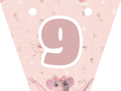 Kit imprimible gratis Angelina Ballerina candy bar – Cumpleaños de bailarina