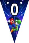 Banderines Super Mario Galaxy Banderines banderines imprimibles Banderines Super Mario Galaxy Banderines banderines imprimibles