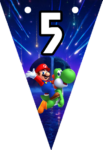 Banderines Super Mario Galaxy Banderines banderines imprimibles Banderines Super Mario Galaxy Banderines banderines imprimibles
