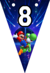 Banderines Super Mario Galaxy Banderines banderines imprimibles Banderines Super Mario Galaxy Banderines banderines imprimibles