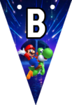 Banderines Super Mario Galaxy Banderines banderines imprimibles Banderines Super Mario Galaxy Banderines banderines imprimibles