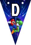 Banderines Super Mario Galaxy Banderines banderines imprimibles Banderines Super Mario Galaxy Banderines banderines imprimibles