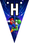 Banderines Super Mario Galaxy Banderines banderines imprimibles Banderines Super Mario Galaxy Banderines banderines imprimibles