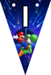 Banderines Super Mario Galaxy Banderines banderines imprimibles Banderines Super Mario Galaxy Banderines banderines imprimibles