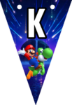Banderines Super Mario Galaxy Banderines banderines imprimibles Banderines Super Mario Galaxy Banderines banderines imprimibles