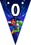 Banderines Super Mario Galaxy Banderines banderines imprimibles Banderines Super Mario Galaxy Banderines banderines imprimibles