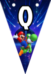 Banderines Super Mario Galaxy Banderines banderines imprimibles Banderines Super Mario Galaxy Banderines banderines imprimibles