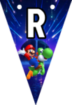 Banderines Super Mario Galaxy Banderines banderines imprimibles Banderines Super Mario Galaxy Banderines banderines imprimibles