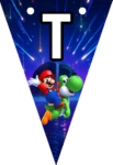 Banderines Super Mario Galaxy Banderines banderines imprimibles Banderines Super Mario Galaxy Banderines banderines imprimibles