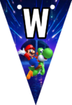 Banderines Super Mario Galaxy Banderines banderines imprimibles Banderines Super Mario Galaxy Banderines banderines imprimibles