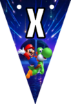 Banderines Super Mario Galaxy Banderines banderines imprimibles Banderines Super Mario Galaxy Banderines banderines imprimibles