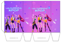 Bolsitas Las Guerreras K-Pop kit imprimible Bolsitas Las Guerreras K-Pop kit imprimible