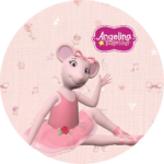Bonobon Angelina Ballerina Saludando kit imprimible Bonobon Angelina Ballerina Saludando kit imprimible