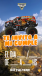 Invitación Virtual (para Celulares) Knucle Head Monster Jam kit imprimible Invitación Virtual (para Celulares) Knucle Head Monster Jam kit imprimible