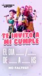 Invitación Virtual (para Celulares) Las Guerreras Kpop kit imprimible Invitación Virtual (para Celulares) Las Guerreras Kpop kit imprimible