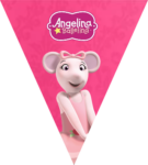 Paragüitas Angelina Ballerina kit imprimible Paragüitas Angelina Ballerina kit imprimible