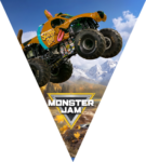 Paragüitas Scooby Doo Monster Jam kit imprimible Paragüitas Scooby Doo Monster Jam kit imprimible