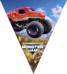 Paragüitas Velociraptor Monster Jam kit imprimible Paragüitas Velociraptor Monster Jam kit imprimible