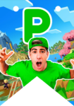 Banderin letra P Alejo Igoa imprimible gratis Banderin letra P Alejo Igoa imprimible gratis