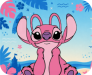 Alfajores Stitch Rosa kit imprimible Alfajores Stitch Rosa kit imprimible