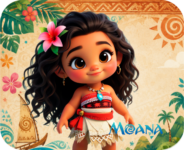 Alfajores Baby Moana kit imprimible Alfajores Baby Moana kit imprimible