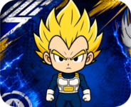 Alfajores Baby Vegeta Dragon Ball Z kit imprimible Alfajores Baby Vegeta Dragon Ball Z kit imprimible