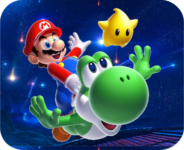 Alfajores Super Mario Galaxy Yoshi kit imprimible Alfajores Super Mario Galaxy Yoshi kit imprimible