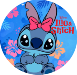 Alfajores Stitch Flores kit imprimible Alfajores Stitch Flores kit imprimible