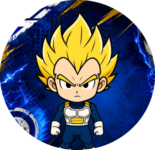 Alfajores Baby Vegeta Dragon Ball Z kit imprimible