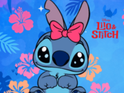 Kit imprimible gratis Stitch Flores candy bar completo para cumpleaños