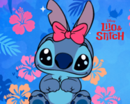 Kit imprimible gratis Stitch Flores candy bar completo para cumpleaños