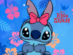 Kit imprimible gratis Stitch Flores candy bar completo para cumpleaños