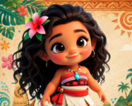 Kit imprimible gratis Baby Moana candy bar – Aventura tropical para tu pequeña