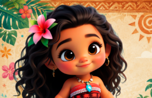Kit imprimible gratis Baby Moana candy bar – Aventura tropical para tu pequeña