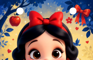 Kit imprimible gratis Banderines Blancanieves Bebé candy bar – Decoración tierna