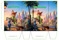 Bolsitas Golosineras Zootopia kit imprimible Bolsitas Golosineras Zootopia kit imprimible