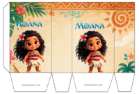 Bolsitas Golosineras Baby Moana kit imprimible Bolsitas Golosineras Baby Moana kit imprimible