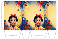 Bolsitas Golosineras Blancanieves Bebé kit imprimible Bolsitas Golosineras Blancanieves Bebé kit imprimible
