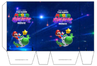 Bolsitas Golosineras Super Mario Galaxy Yoshi kit imprimible Bolsitas Golosineras Super Mario Galaxy Yoshi kit imprimible
