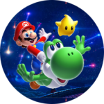 Bonobon Super Mario Galaxy Yoshi kit imprimible Bonobon Super Mario Galaxy Yoshi kit imprimible