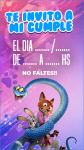 Invitación Virtual (para Celulares) Zootopia 2 kit imprimible Invitación Virtual (para Celulares) Zootopia 2 kit imprimible