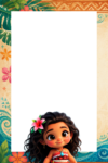 Marcos para Fotos Baby Moana kit imprimible Marcos para Fotos Baby Moana kit imprimible
