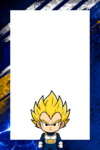 Marcos para Fotos Baby Vegeta Dragon Ball Z kit imprimible Marcos para Fotos Baby Vegeta Dragon Ball Z kit imprimible