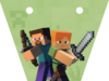 Kit imprimible Banderines gratis Minecraft candy bar – Decoración épica para cumpleaños gamer