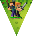Paragüitas Minecraft kit imprimible Paragüitas Minecraft kit imprimible