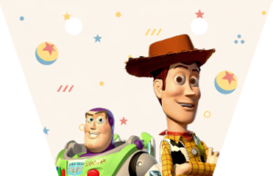 Kit imprimible Banderines gratis Toy Story Woody y Buzz Lightyear candy bar cumpleaños