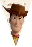 Kit imprimible Banderines gratis Woody Toy Story candy bar – Banderines del Sheriff