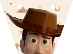 Kit imprimible Banderines gratis Woody Toy Story candy bar – Banderines del Sheriff