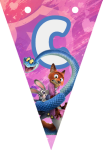 Banderin letra C Zootopia imprimible gratis Banderin letra C Zootopia imprimible gratis