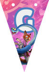 Banderin letra G Zootopia imprimible gratis Banderin letra G Zootopia imprimible gratis
